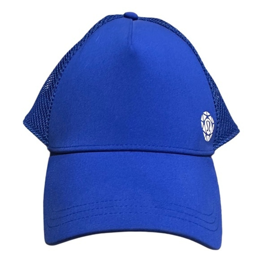 Lululemon SeaWheeze Finisher 2019 Limited Edition Blue Mesh Snapback Hat M/L